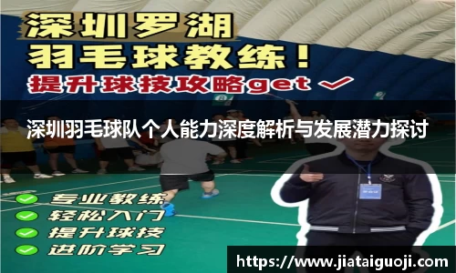 深圳羽毛球队个人能力深度解析与发展潜力探讨